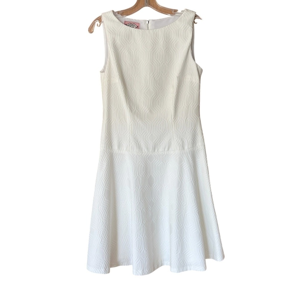Phoebe Couture‎ Dropped Waist Dress Women's Size 6 Ivory Flapper Style Gatsby